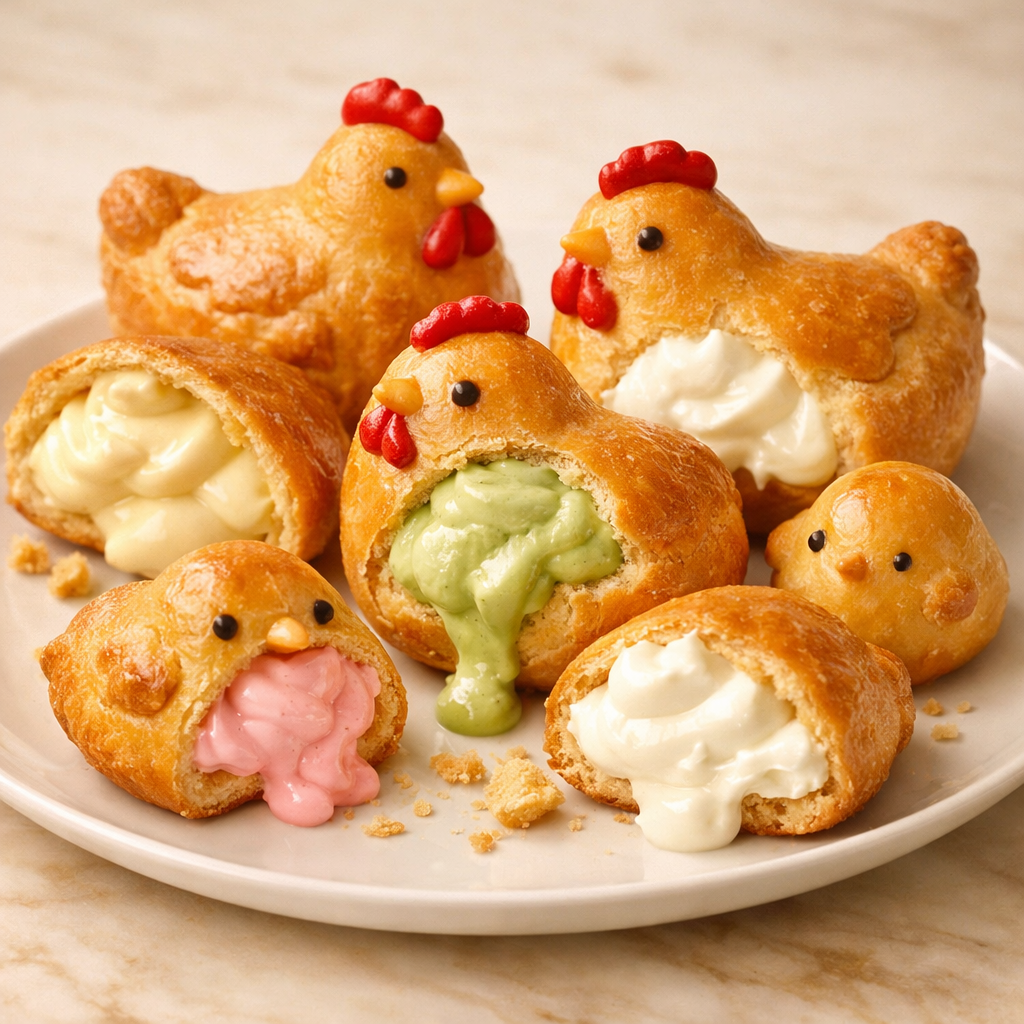Cream Chickens Collection
